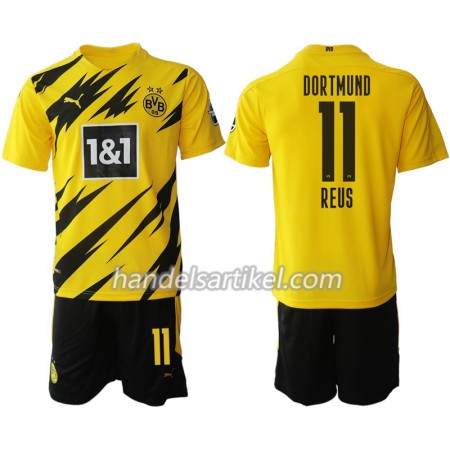 Borussia Dortmund Marco Reus 11 Kinder Heim Trikotsatz 2020/21 Kurzarm (+ Kurze Hosen)